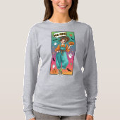 "Boo-tiful" Halloween T-shirt met lange mouwen (Voorkant)