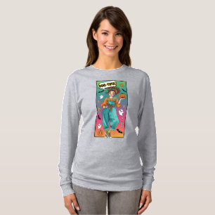"Boo-tiful" Halloween T-shirt met lange mouwen