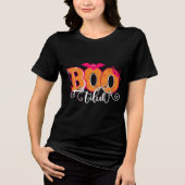 Boo-tiful Halloween Tri-Blend Shirt (Voorkant)