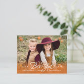 Boo-tiful leven Halloween foto Briefkaart (Staand voorkant)