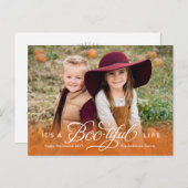 Boo-tiful leven Halloween foto Briefkaart (Voorkant / Achterkant)