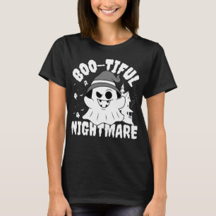 Boo-tiful Nachtmerrie Halloween Ghost T-shirt