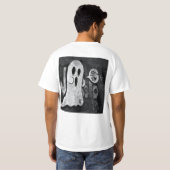 Boo-tiful Night Ghost Halloween T-shirt (Achterkant volledig)