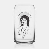 Boo! Tiful Night witch Halloween Blikvorm Glas (Voorkant)