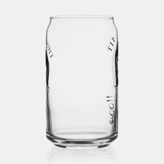 Boo! Tiful Night witch Halloween Blikvorm Glas (Links)