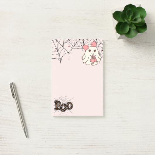Boo-tiful Notes — Sweet & Spooky Ghost Notepad (Kantoor)