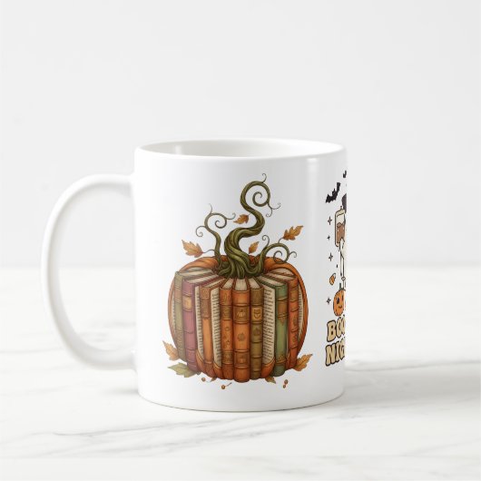 Boo-tiful Nurse Ghost Pumpkin Night Shift Mug Koffiemok (Links)