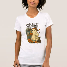 Boo-tiful ochtend spookachtige koffie routine Hall T-shirt