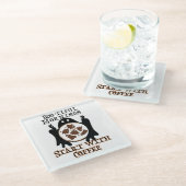 Boo-tiful ochtenden Begin met Coffee.w Glazen Onderzetter (Schuin)