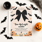 Boo-tiful Roze Halloween Uitnodiging voor Meisjes