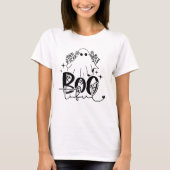 Boo-Tiful Schattige Ghost Halloween T-shirt (Voorkant)