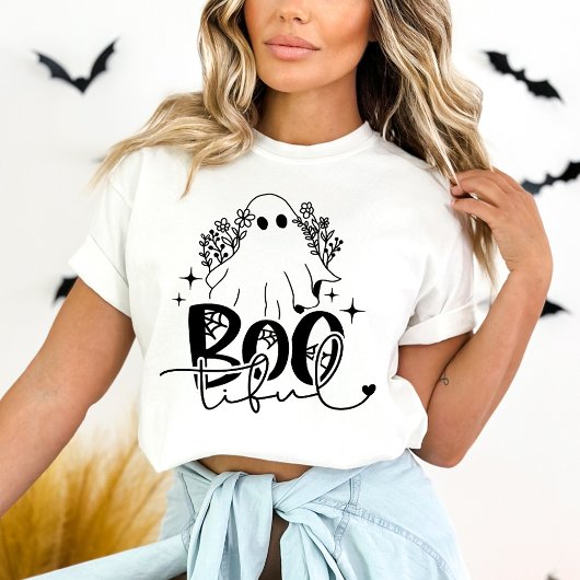 Boo-Tiful Schattige Ghost Halloween T-shirt