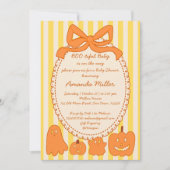 Boo-tiful schattige spook Halloween baby shower Kaart (Voorkant)
