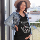 Boo-tiful zegen baby meisje gotisch skelet hart Tri-Blend shirt