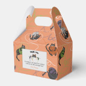 Boo-tifully Tangled Black Cats and Yarn Halloween Bedankdoosjes (Voorkant Zijde)