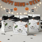 Boo-tifully Tangled Black Cats and Yarn Halloween Bedankdoosjes