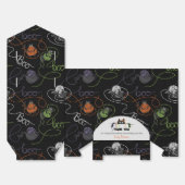 Boo-tifully Tangled Black Cats and Yarn Halloween Bedankdoosjes (Ongevouwen)