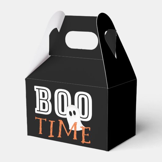 BOO TIJD Halloween Ghost Party Favor Boxes Bedankdoosjes (Voorkant Zijde)