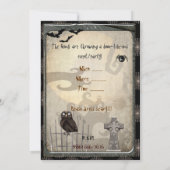 Boo-Tilicious Halloween EVENT PARTY Kaart (Achterkant)