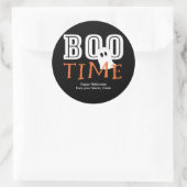 BOO TIME Halloween Ghost Cute Party Favor Sticker (Tas)