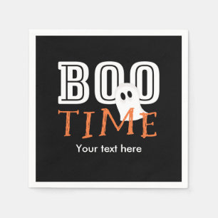 BOO TIME Halloween Ghost Party Napkins Servet