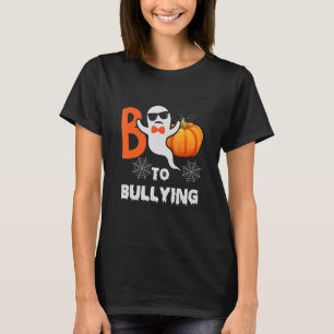 Boo to Bullying Ghost Pumpkin Oranje Anti Bully Ve T-shirt