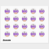 Boo to You van onze Crew' Halloween ronde Stickers (Vel)