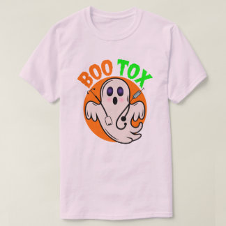 Boo Tox Nurse Ghost Halloween Medical Ghost Art T-shirt