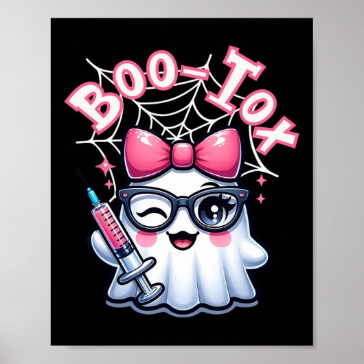 Boo-tox Zenuwinjector Halloween Filler Botox Dysp Poster (Voorkant)