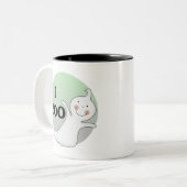 Boo Tshirts en cadeautjes Tweekleurige Koffiemok (Voorkant links)