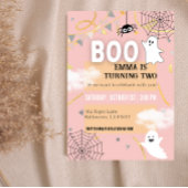 Boo Turning Twee Uitnodiging voor Verjaardagsfeest