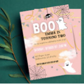 Boo Turning Twee Uitnodiging voor Verjaardagsfeest
