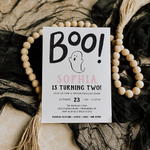 Boo. Tweede uitnodiging van de partij Halloween
