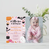 Boo Tweede Verjaardag Onze Kleine Boo wordt Twee Kaart (Staand voorkant)