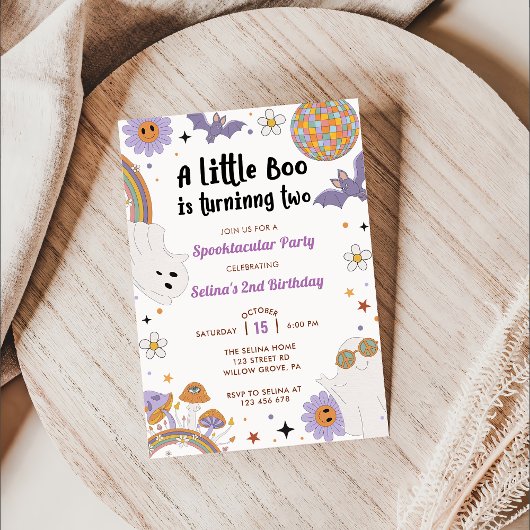 Boo Tweede Verjaardag Onze Kleine Boo wordt Twee Kaart