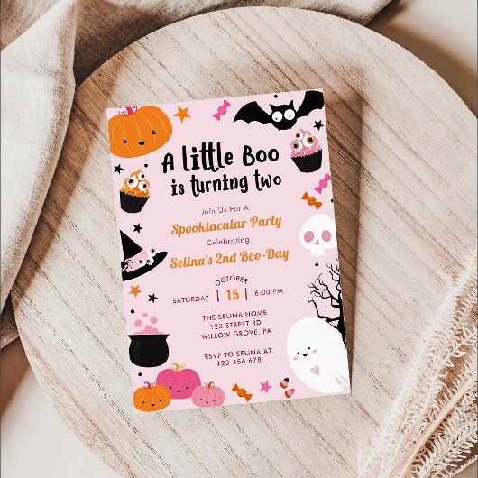 Boo Tweede Verjaardag Onze Kleine Boo wordt Twee Kaart