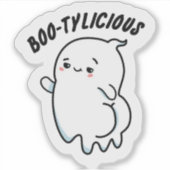 Boo-tylicious Ghost Vinyl Sticker (Voorkant)