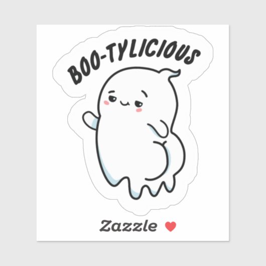 Boo-tylicious Ghost Vinyl Sticker (Vel)