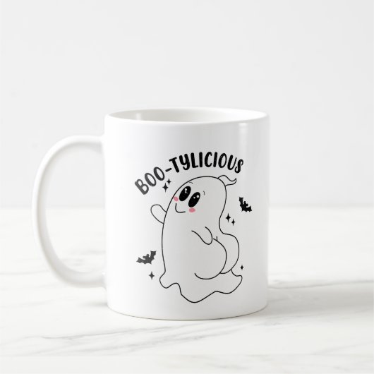 Boo - tylicious grappig Halloween Koffiemok (Links)