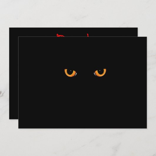 Boo. Uitnodiging (Voorkant / Achterkant)