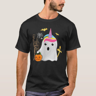 Boo Unicorn Halloween Unicorn Classic outfits T-shirt