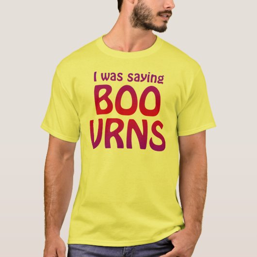 Boo-Urns-shirt T-shirt (Voorkant)