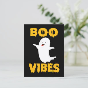 Boo Vibes - Grappig Halloween 2022 Briefkaart
