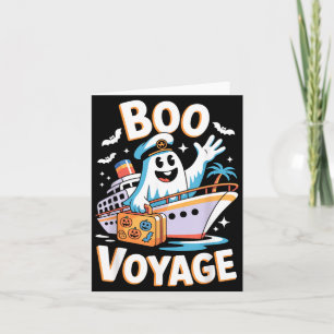 Boo Voyage Halloween Kostuum Griezelig Grappig Kaart