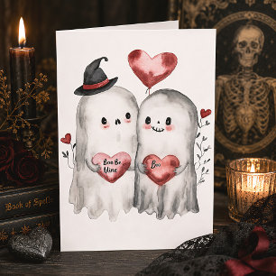 Boo Wees Van Mij Schattig Enge Geest Valentijn Kaart