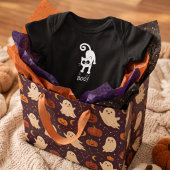 Boo Witte Kat Halloween Romper