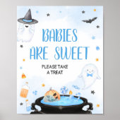 Boo-y Halloween Baby shower Baby's zijn zoet Poster (Voorkant)