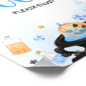 Boo-y Halloween Baby shower eten Poster (Hoek)