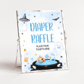 Boo-y Halloween Baby shower Luier Raffle Poster