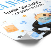 Boo-y Halloween Baby shower Welkom Poster (Hoek)